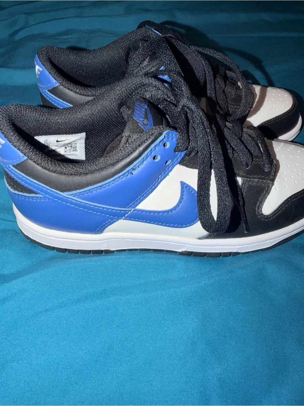 Nike Dunk Low Sneakers - Blue Black White